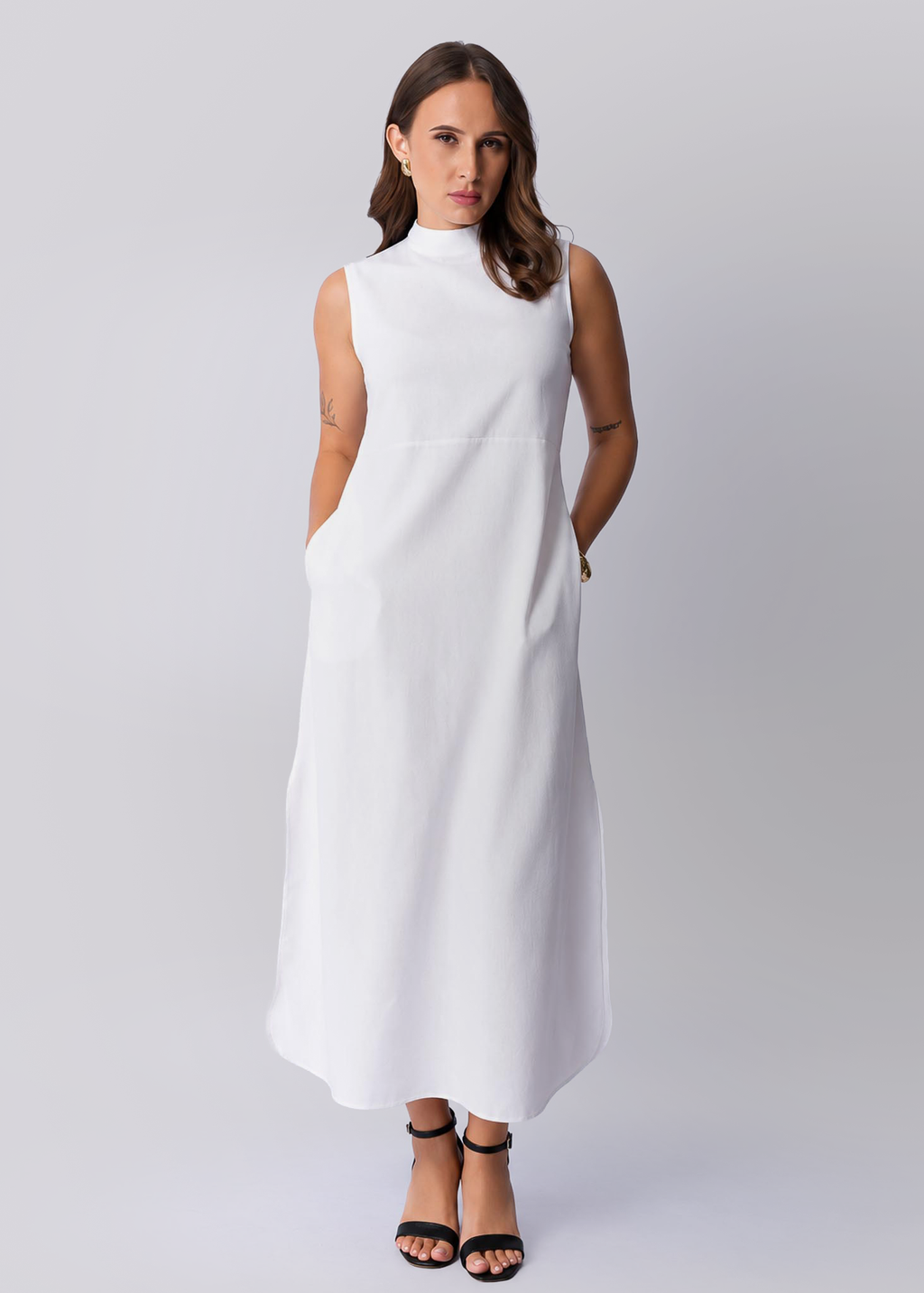D138 | Blouson Midi Dress