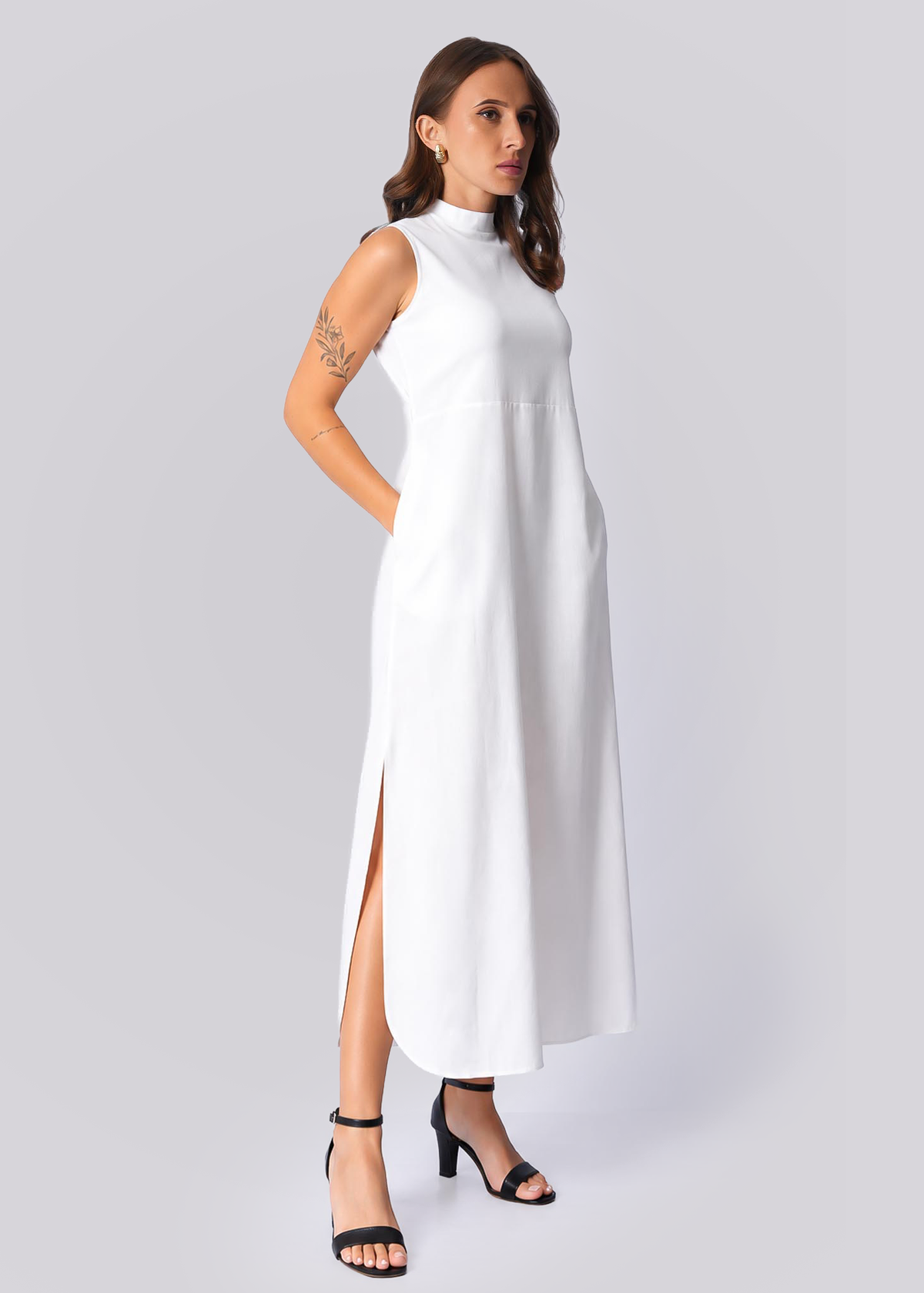 D138 | Blouson Midi Dress