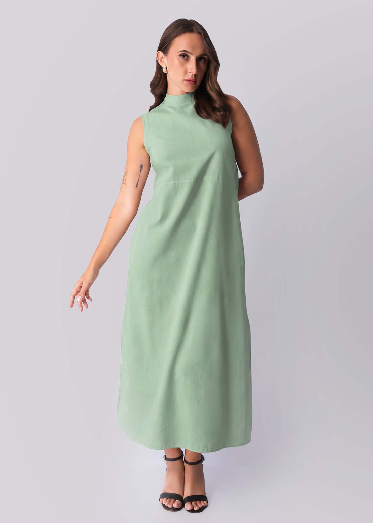 D138 | Blouson Midi Dress