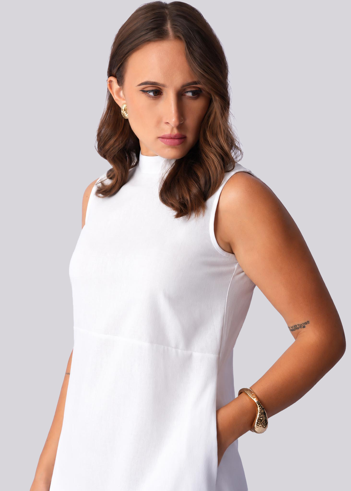 D138 | Blouson Midi Dress