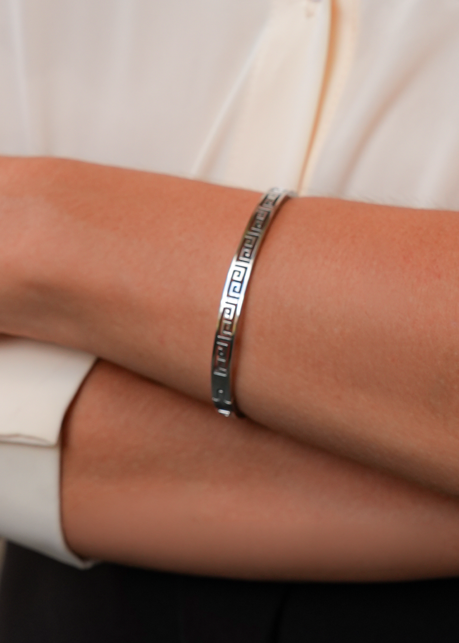 BC0016 | Silver Shimmer Bangle