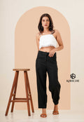 P021 | Bottom Pleated Linen Pant