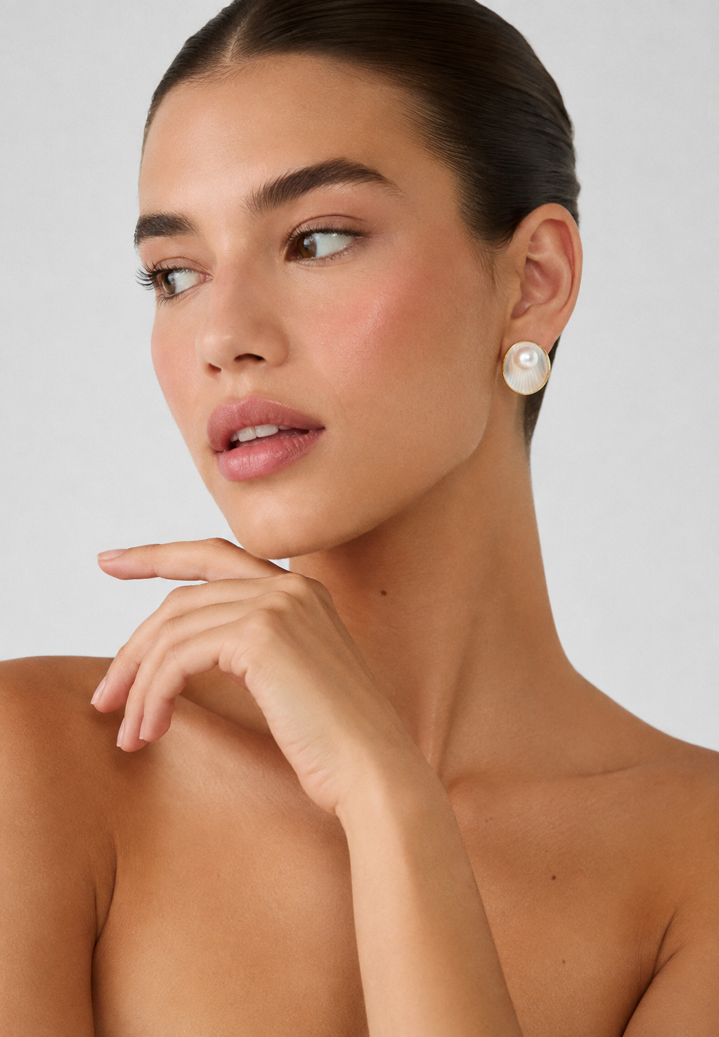 ER0040 | Oyster Pearl Earrings