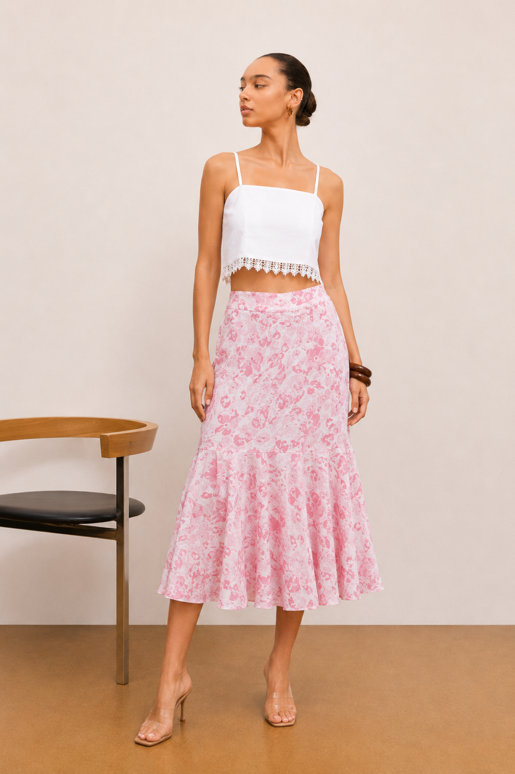 SK056 | Printed Mermaid Skirt