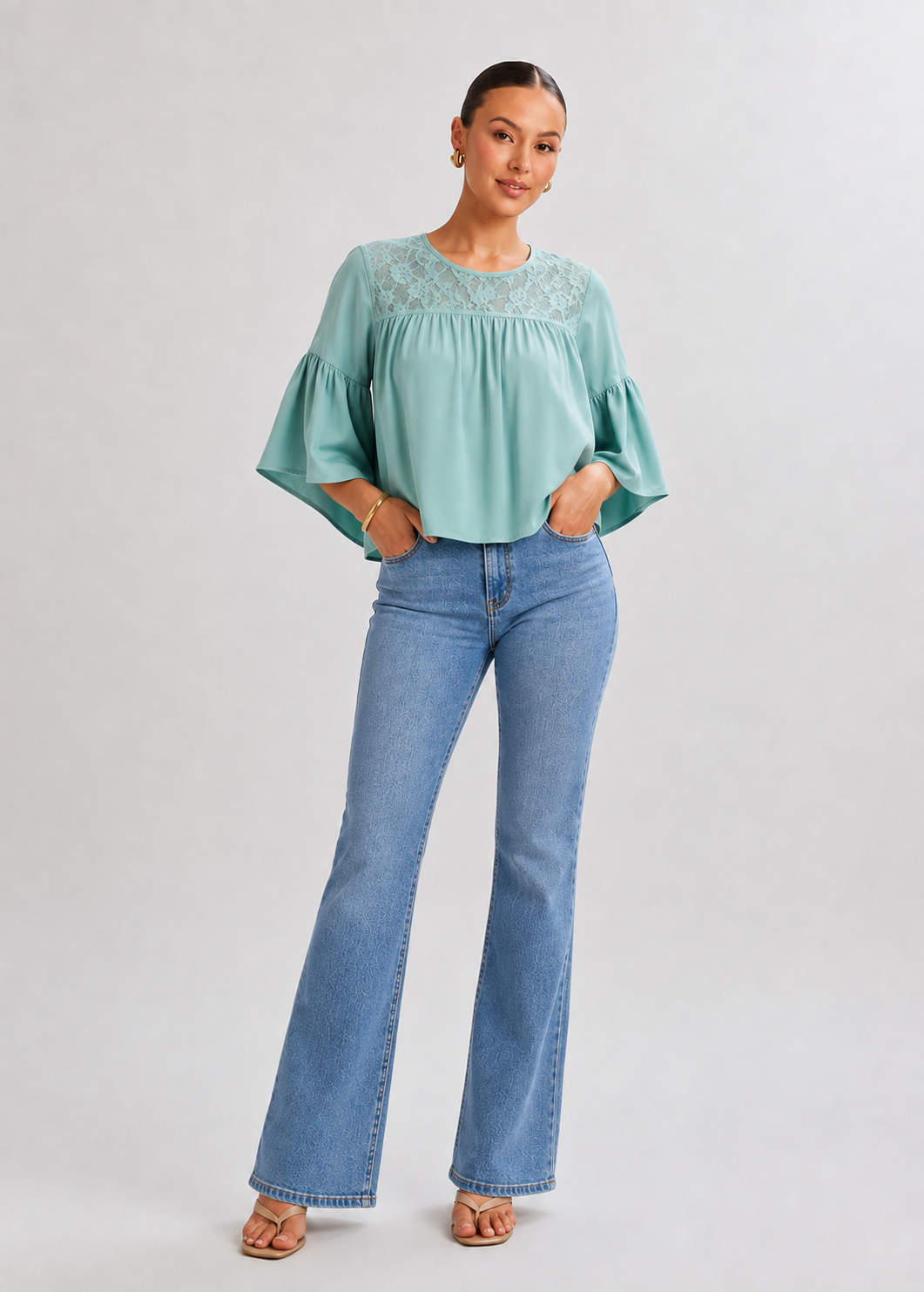 T135 | Flora Lace Top