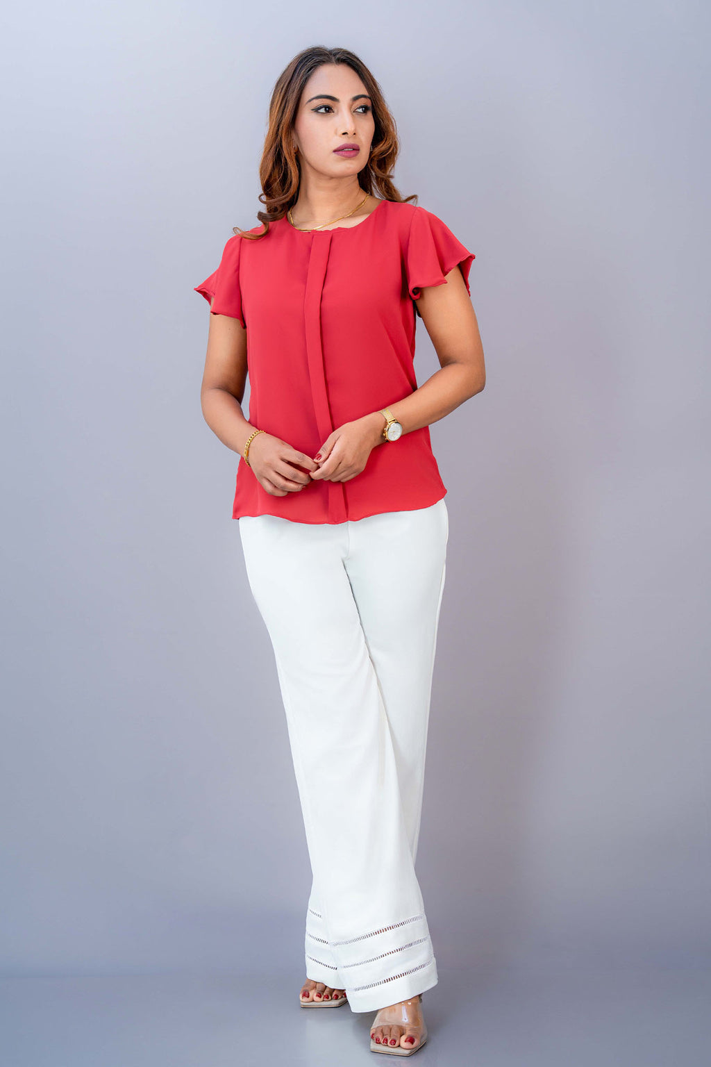 T041 | Eve Pleated Top