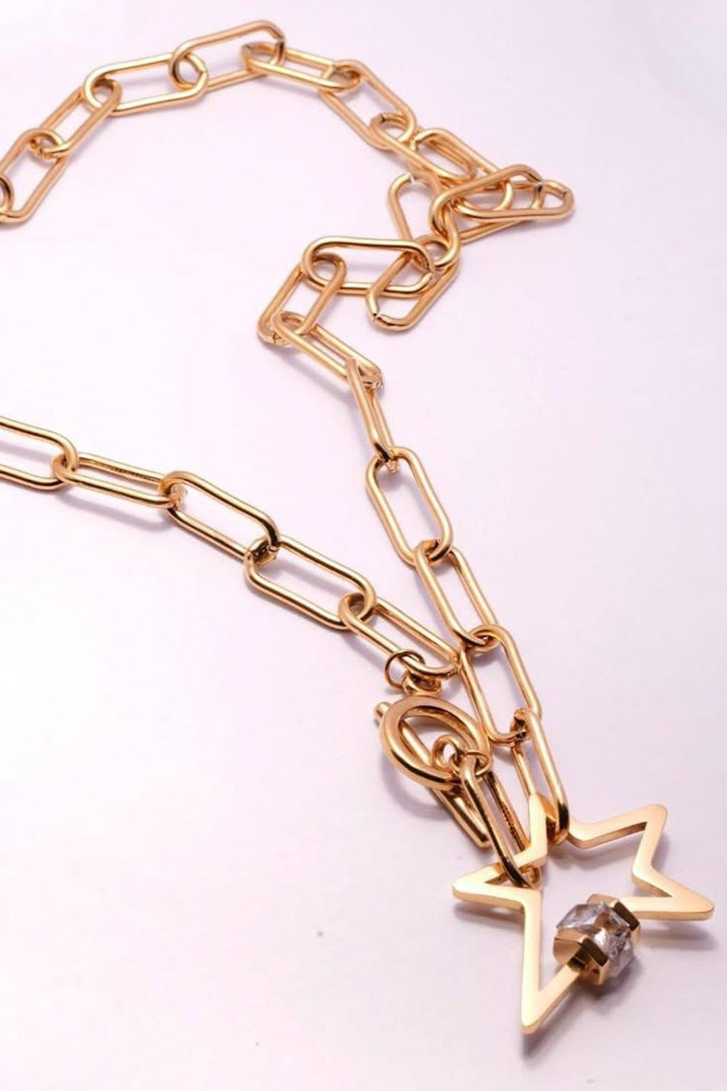 NC0061 | 5 Pointed Star Necklace | Gold