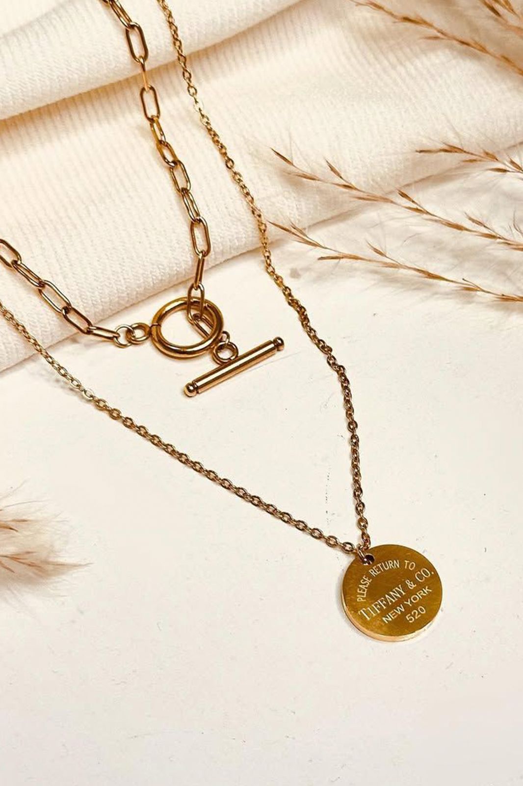 Ot Necklace Gold